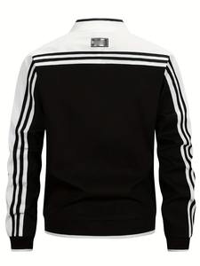 Elegante y cómoda chaqueta de béisbol Varsity fabricada con lona Premium Costura Premium Diseño moderno Proveedores sobresalientes - Product Image 2