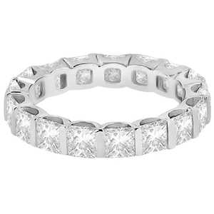 แหวนเพชรทรงเจ้าหญิง 14k ทองคำขาว ประดับเพชร 1.15 กะรัต ชุบทองคำสีกุหลาบ ดีไซน์ทันสมัย โรแมนติก แหวนแบบฝังเพชร - Product Image 3