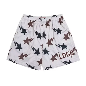 2025 hommes de haute qualité personnalisé été maille Shorts nouveau Style Logo impression Polyester Sublimation impression séchage rapide maille Shorts - Product Image 5