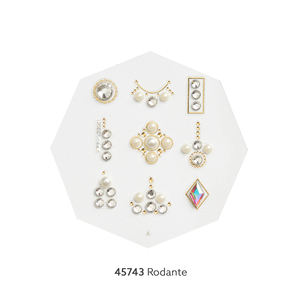 PRISM STONE #45743 Rodante 3D Nail Art Stones Diseño Estilo coreano Crystal Rhinestone Decoración Pegatinas OEM y ODM - Product Image 1