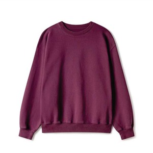 Sudaderas de cuello redondo en blanco de alta calidad, sudaderas y sudaderas de hombre de gran tamaño de algodón con logotipo personalizado, sudaderas básicas de manga larga más vendidas - Product Image 1