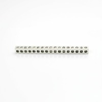 Connecteurs électriques mécaniques en alliage d'aluminium 6061-T6, montage à vis, borne de câblage et bande de terre multi AWG, cosse neutre électrique