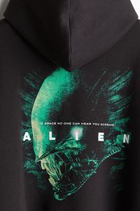 เสื้อสเวตเตอร์สวมหัวมีฮู้ดสำหรับผู้ชาย, เสื้อสเวตเตอร์แขนยาวผ้าคอตตอนผสมทรงหลวมพอดีไหล่พิมพ์ลายปรับแต่งได้สำหรับฤดูหนาว - Product Image 4