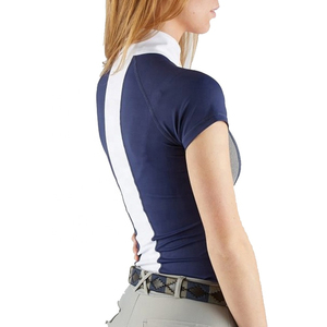 Haute qualité exclusive Logo personnalisé vêtements équestres femmes équitation spectacle chemises mode catalogue couche de base en Spandex - Product Image 4