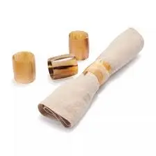 Anneaux porte-serviettes en résine de corne de bois naturel, vaisselle décorative artistique pour la maison, l'hôtel, le restaurant et les cadeaux - Product Image 2