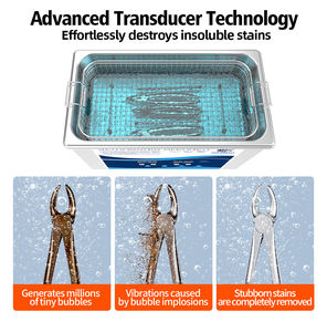 Machine de nettoyage de pièces Machine de nettoyage Dpf Nettoyage numérique par ultrasons <span class=keywords><strong>30</strong></span> <span class=keywords><strong>litres</strong></span> avec chauffage - Product Image 4