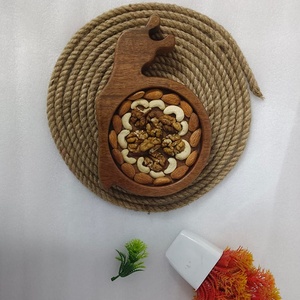 ถาดไม้มะม่วงทำมือรูปสัตว์คุณภาพสูงถาดเสิร์ฟขนมของขวัญคริสต์มาสที่ไม่เหมือนใครขนมผลไม้แห้ง - Product Image 5