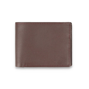 Portefeuille Homme Marron Haut de Gamme, Pliant, Anti-RFID, Fin, Durable, Grande Capacité, Porte-Cartes Court, Broderie Authentique - Product Image 1