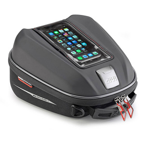 Pour sac de réservoir de moto GIVI ST611B, sacoche de selle étanche en PVC et TPU de 6 litres avec système TankLock - Product Image 1