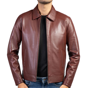 Otoño Invierno chaqueta de cuero de moda para hombre Casual bordado suelto mejor precio moda personalizada de Pakistán - Product Image 1