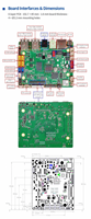 Carte mère Android 10 Quad Core pour TPV intelligent, 2 Go de RAM, 32 Go EMMC, avec interfaces USB et série riches pour terminaux de point de vente
