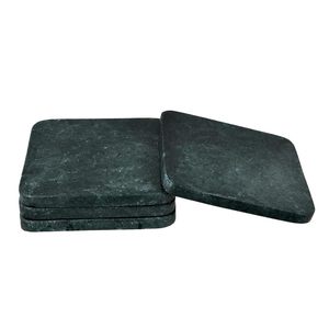 จานรองแก้วหินอ่อนสไตล์ทันสมัยอุปกรณ์เสริมบาร์ร้านอาหารที่สามารถปรับแต่งได้พร้อมโลโก้ตามสั่งเสื่อและแผ่นรองจานหินแกะสลัก - Product Image 2