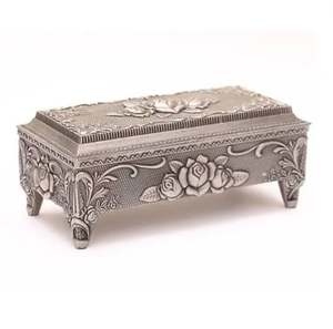 Boîte à bijoux en métal de luxe décorative tendance pour garder les bijoux modernes dans un design unique et élégant - Product Image 1