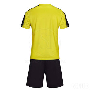 Conjunto de Uniforme de Fútbol Unisex Ligero de 240g, Poliéster Liso Teñido, Alta Calidad, Superventas, para Adultos, Equipos de Entrenamiento, Nombre Personalizado, OEM - Product Image 2