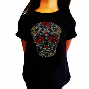 Camisetas brillantes con diamantes de imitación para mujer, camisetas con diamantes brillantes de lentejuelas, camisetas de moda Y2K Street Clubwear - Product Image 4