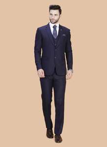 Traje Azul Marino Moderno y Elegante para Hombre, Corte Clásico para Fiestas Nocturnas y Reuniones Formales, Disponible en Calidad y Precio de Exportación - Product Image 3