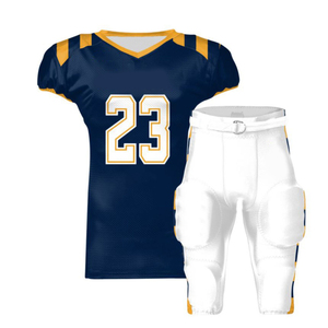 Ropa de fútbol americano unisex de talla grande, ropa deportiva de verano con estampado transpirable, conjuntos de colores lisos - Product Image 1