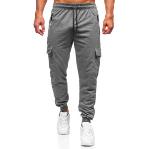 Pantalones Deportivos de Felpa de Cintura Media con Logotipo Personalizado Bordado para Hombre, 100% Algodón, Estilo Urbano, y Joggers Unisex de Alta Calidad - Product Image 2
