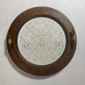 ถาดเสิร์ฟช็อคโกแลตไม้ทาสีมือสไตล์อาหรับสำหรับเครื่องใช้ในครัววันหยุดสินค้าใหม่ - Product Image 1