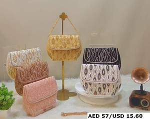 Handmade Designer Handcrafted Stylish Designer <b>Evening</b> <b>Bag</b> for Ladies Bridal Clutch for Wedding Handmade Exclusive Clutches - Product Image 2