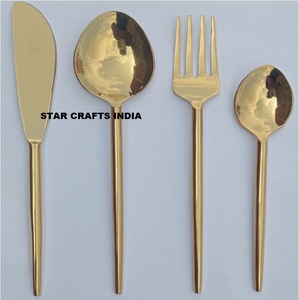 Cubiertos artesanales de metal para decoración del hogar para cocina gourmet y presentaciones culinarias de acero inoxidable Premium - Product Image 5