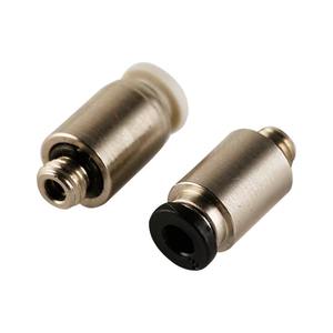 PM, accesorios de tubería de manguera de aire de unión de un toque, accesorio neumático de acero inoxidable, mamparo de plástico, Conector recto de latón, neumático - Product Image 4