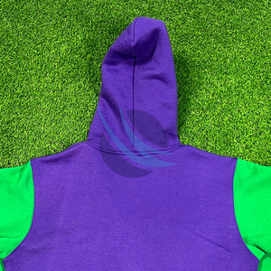 Streetwear Men's Winter Oversized Pullover Hoodie 100% Cotton Fleece Custom Logo <b>Long</b> Sleeve Comfortable Contrast Color - Product Image 6