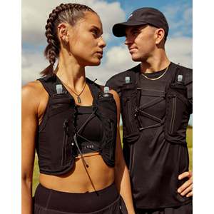 Gilet de course Pace - Noir réfléchissant, équipement de sport de plein air - Product Image 1