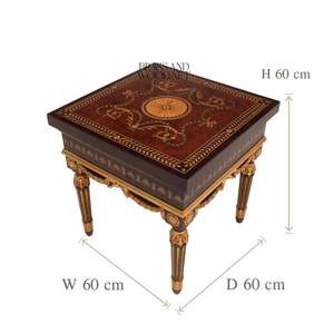 Juego de Mesa de Madera con Incrustaciones de Lujo - Product Image 6