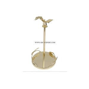 Soporte de almacenamiento de tejido de decoración de artículos de mesa pulidos con espejo de acero inoxidable, dispensador de tejido único metálico de diseño estándar - Product Image 1