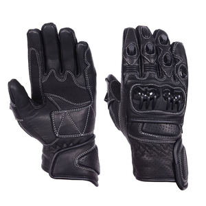 Gants de course unisexe de haute qualité en cuir de sécurité imperméable pour les Sports d'hiver cyclisme moto course compatibilité avec écran tactile - Product Image 5