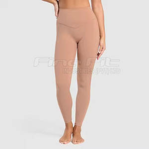 Leggings de Yoga décontractés pour femmes confortable respirant Spandex/Polyester Logo personnalisable de haute qualité dernier Style mi-taille chaud - Product Image 1