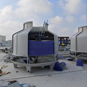 Torre de Enfriamiento Industrial Mini de Tipo Abierto, de Alta Temperatura, Redonda, de Flujo Contrario, de FRP, con Motor y Ventilador - Product Image 3