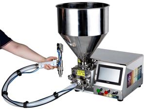 Bomba de engranajes MERAKI, máquina llenadora de líquidos de doble aguja totalmente automática para dosificador de pasteles en fábricas de snacks, 50 kg, China - Product Image 2