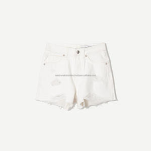 Taille haute droite décontracté grande taille dames pantalon en jean personnalisé Short en jean Shorts pour femmes Jeans pour femmes - Product Image 5