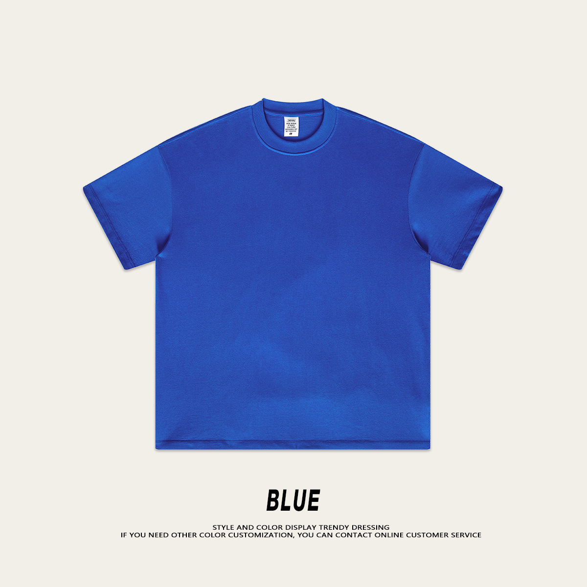 Bleu coloré