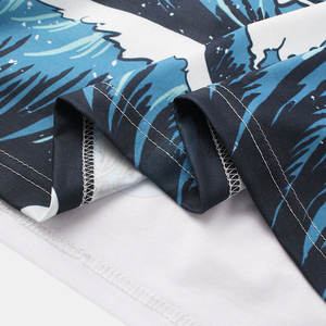 Camiseta de algodón/poliéster para hombre, Color personalizado, transpirable, de secado rápido, Anti-UV, ecológica, de ajuste Regular, de punto por sublimación sólida - Product Image 4