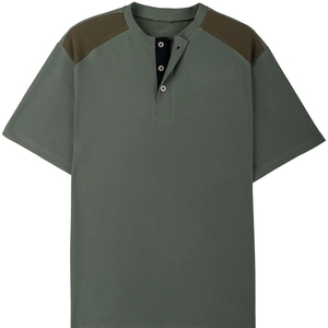 Nouvelle vente chaude séchage rapide à manches courtes Golf Muscle Jersey fermeture éclair solide pour chemise - Product Image 4
