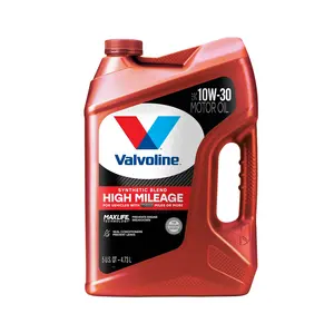 Aceite de motor de mezcla sintética Valvoline High Mileage MaxLife 10W-30 5 QT 4,73 litros de aceite de motor