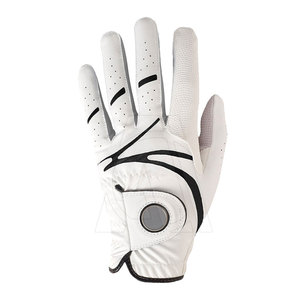 Men's Unique Design Genuine Leather Golf Gloves New Arrival with Custom Logo Protective Sports <b>Applicable</b> - Product Image 5
