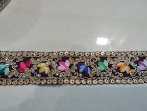 Lentejuelas Encaje Trim Thread Lace Border Ofertas en venta al por mayor - Product Image 5