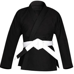 Uniforme de Karate para Adultos Unisex, Color Negro, Cómodo, Transpirable, de Secado Rápido, Estampado en Sarga/Lona - Product Image 3