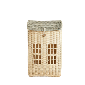 Nouvelle arrivée avec design élégant rotin naturel fait à la main en forme de maison éducation enfant jouet article approprié cadeau pour les filles et les garçons - Product Image 2