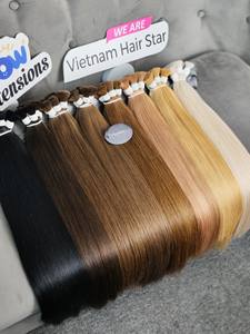 Más vendidos 100% Extensiones de cabello humano crudo vietnamita Onda de cutícula completa Jerry Curl Super doble dibujado Modelo de cuerpo de alta calidad - Product Image 2