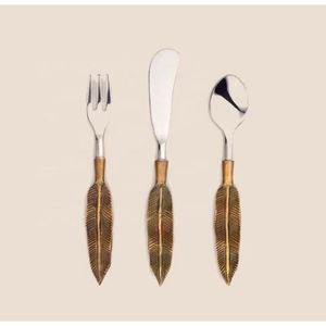 Juego de Cubiertos de Acero Inoxidable Moderno y Elegante con Diseño Ecológico ACMI CF0113 para Cenas Exclusivas y Comidas Diarias - Product Image 2