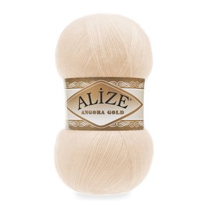 Hilo Premium Alize Angora Gold 681 Color Salmón Claro para Manualidades y Tejido - Product Image 1