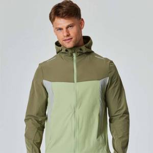 Custom New Arrival Men Winter Fashion Zipper Stand Collar Nylon Fishtail Waterproof Rain Coat OEM Service - Product Image 3