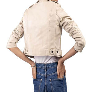 Service OEM, veste en cuir vintage pour homme, personnalisée, hiver, polyester/coton, coupe-vent, imperméable, écologique, lavée, fermeture éclair - Product Image 2