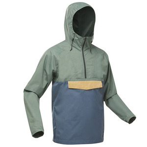 Couleur bloquant les couleurs contrastées Veste imperméable zippée Veste imperméable compressible Veste imperméable Softshell Veste imperméable - Product Image 5