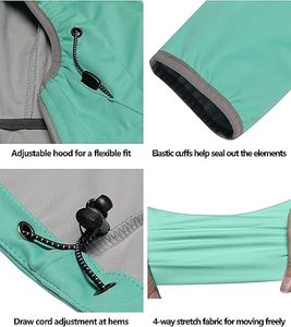 Veste de voyage de motard fournie par le fabricant, nouveau coupe-vent extérieur en polyester imperméable pour la randonnée, le camping et les produits de randonnée - Product Image 2